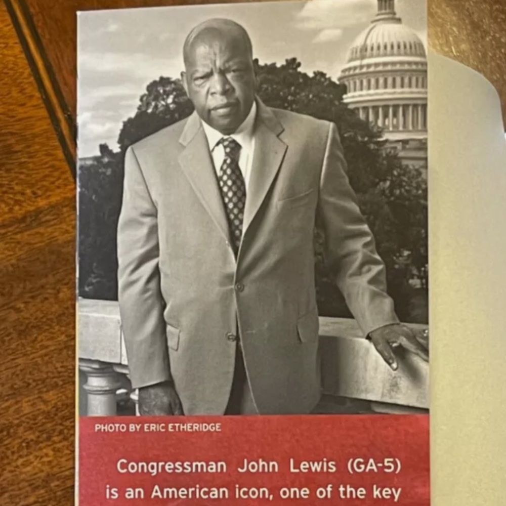 John Lewis book 1, 2, and 3, book one is signed